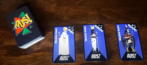 AUS! Block, Shield or Flip cards