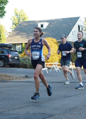 Colleen runs the Portland Half Marathon in Vimazi Z50s