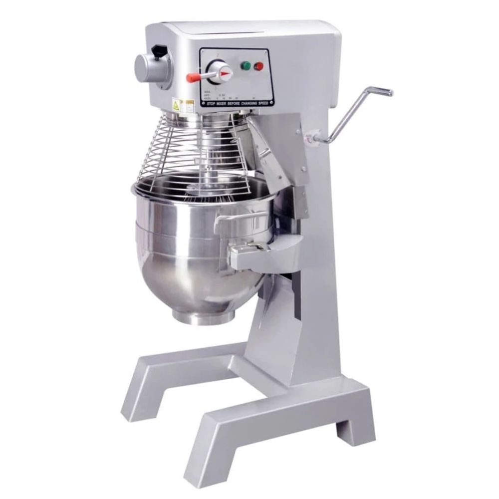 West Kitchen WHLM30B 30 Quart Planetary Floor Mixer with Attachments