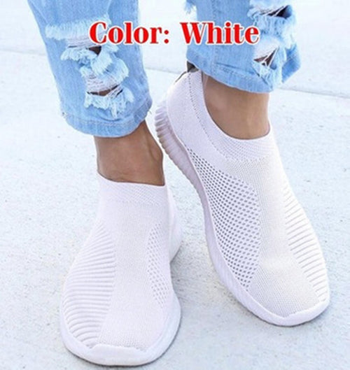 Breathable Low-top Knitted Sneakers