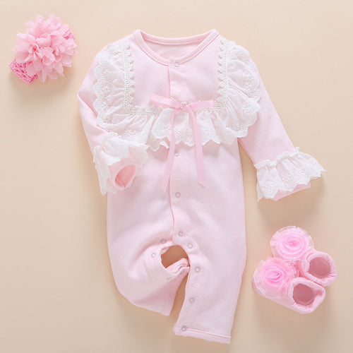 Half-year-old baby girl's jumpsuit