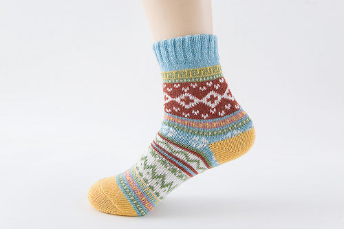 Warm women's rabbit socks