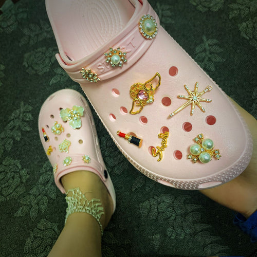 EVA Footbed Slippers with Lucky Charms
