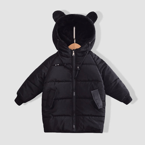 Girls Cute  mid-length down padded jacket
