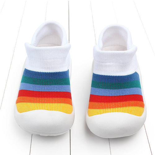 Infant Soft sole striped sneakers
