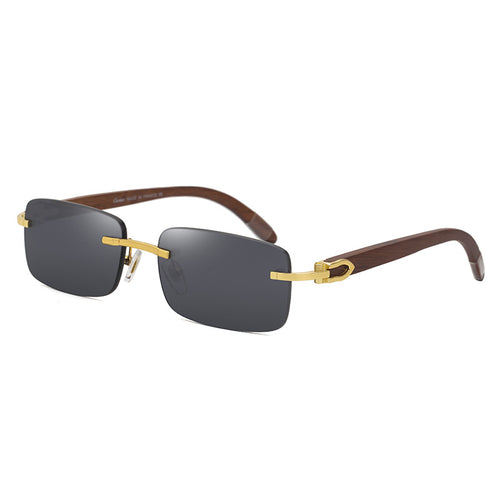 Unisex Rectangular retro Sunglasses