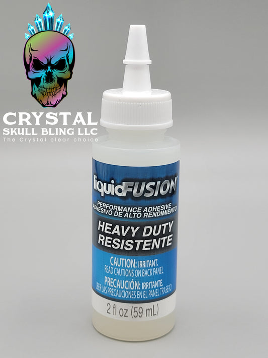 Liquid Fusion Waterproof Clear Urethane Glue, 4oz non-toxic & Fast Drying,  Craft Glue, Glue for Rhinestones 