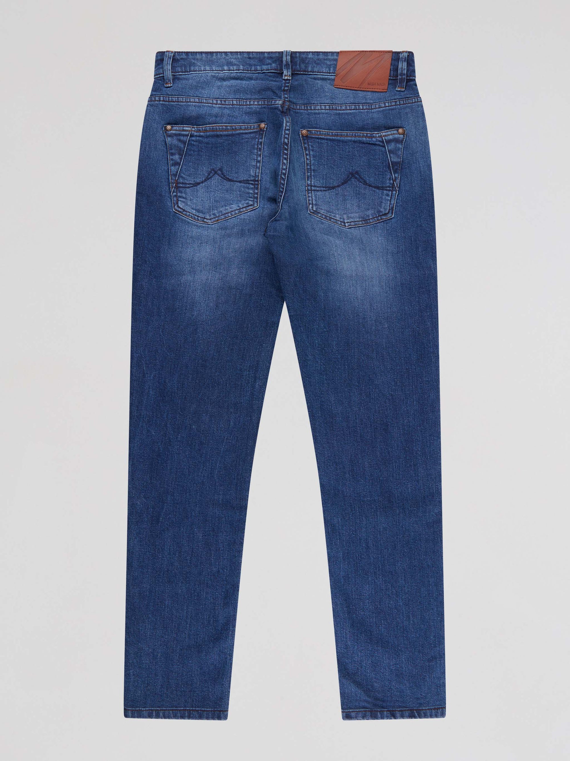 Tapered Fit Mid Stretch Vitara Mid Denim Jeans