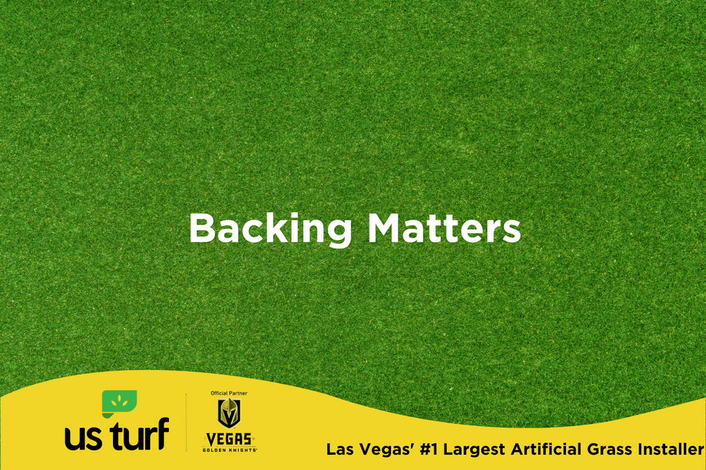 Backing Matters written over artificial turf