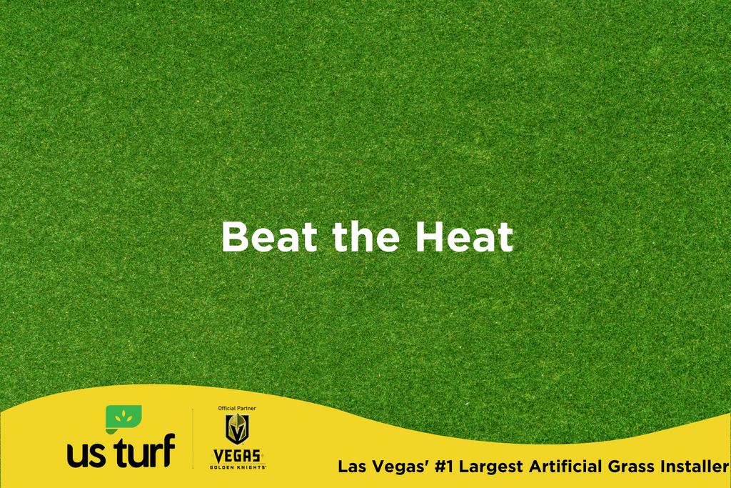 Beat the Heat written over artificial turf