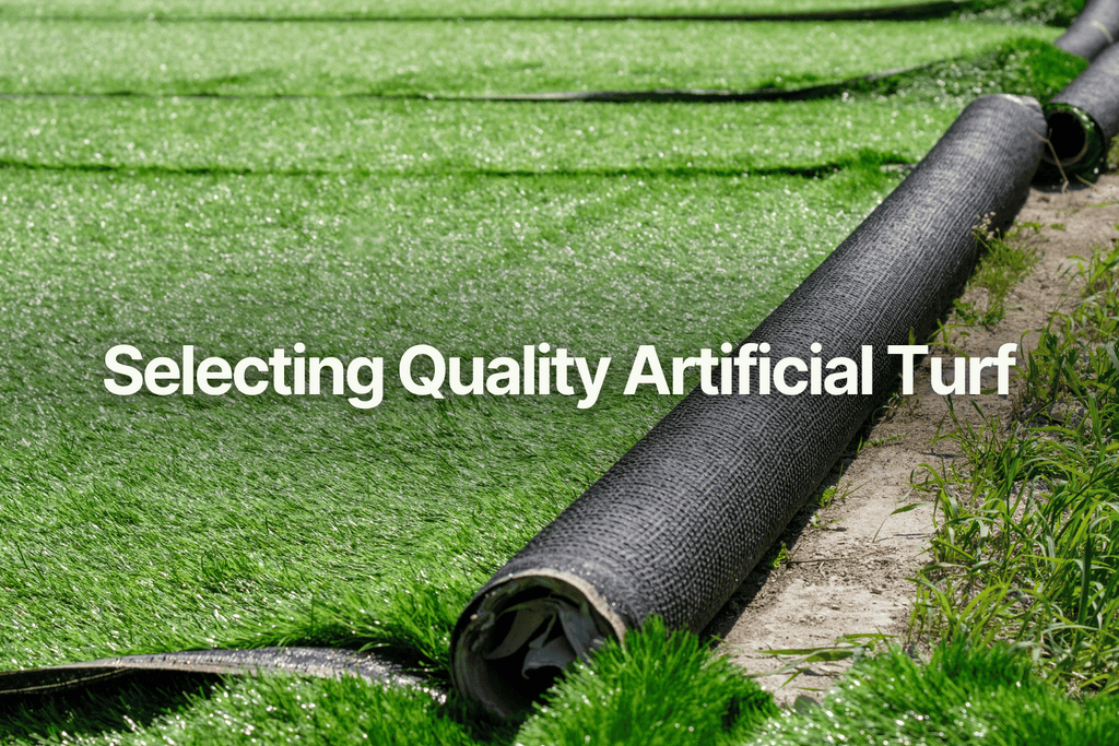 a roll of artificial grass