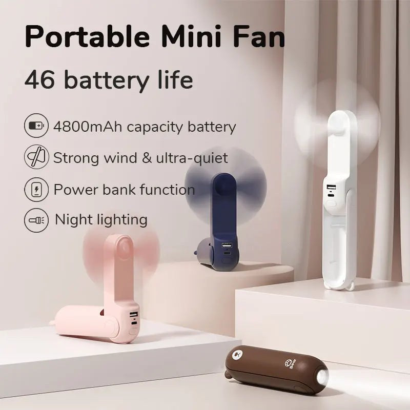 4800Mah Handheld Fan