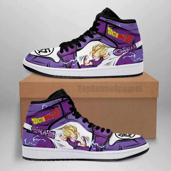 Gohan Shoes Boots Dragon Ball Z Anime Sneakers Fan Gift MN04-Anime Jordan Shoes-TopAnimeApparel