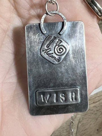 WISH pendant back