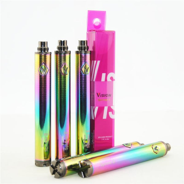 Rainbow Vape 510 Thread Pen Battery: Vision Spinner II 1650mAh