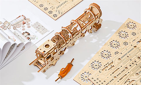 Fifijoy Steam Train 3D Wooden Puzzle