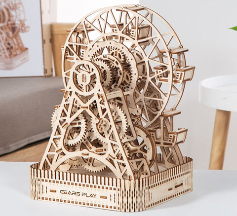 Fifijoy Ferris Wheel 3D Wooden Puzzle