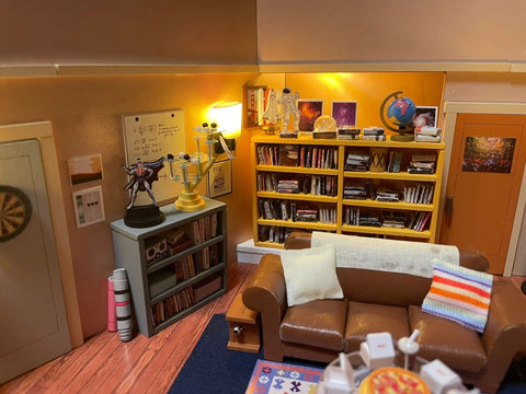 Fifijoy Sheldon's Apartment DIY Miniature House