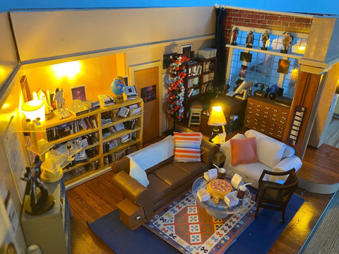 Fifijoy Sheldon's Apartment DIY Miniature House