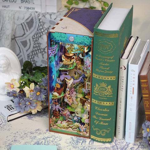 Fifijoy A Midsummer Night’s Dream DIY Wooden Book Nook Shelf Insert