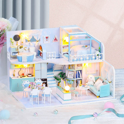 Fifijoy Cozy and Adorable Time 3D Dollhouse Miniature Kit