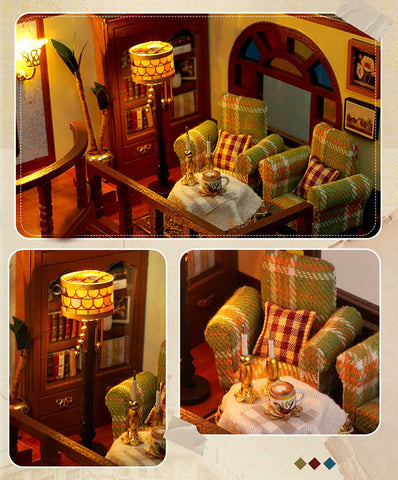 Fifijoy Oriental Charm Villa DIY Miniature House Kit