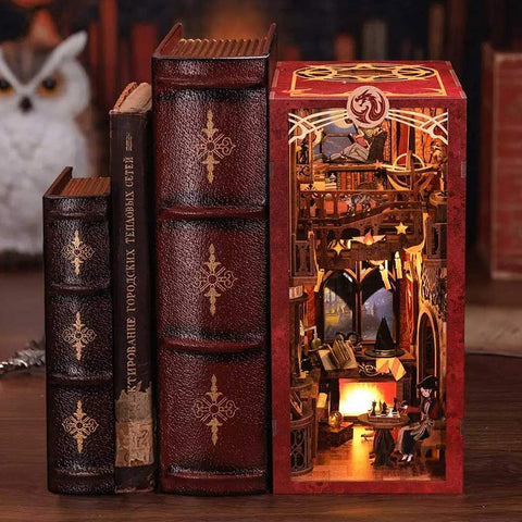 These Creative Book Nooks Contain Miniature Fantasy Worlds