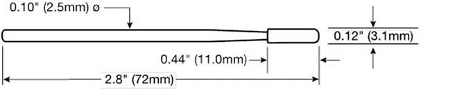 Coventry 31040ESD Swab Drawing