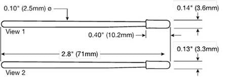 Coventry 41050ESD Static Control Swabs