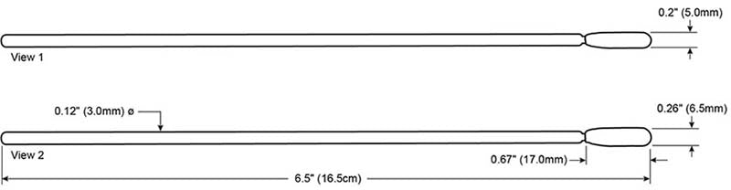 Coventry 49285CLR Swab