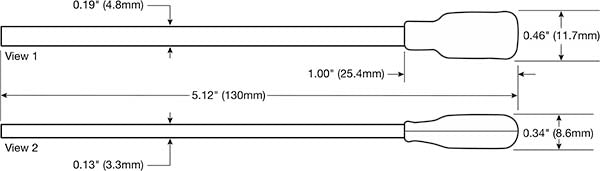 Chemtronics CF2050 Swab Drawing