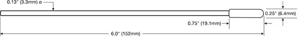 CF3050 Swab Drawing