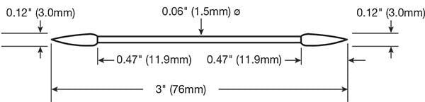 Chemtronics CCT2425 Swab Drawing