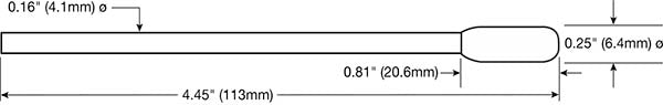 Chemtronics CX50 Swab Drawing