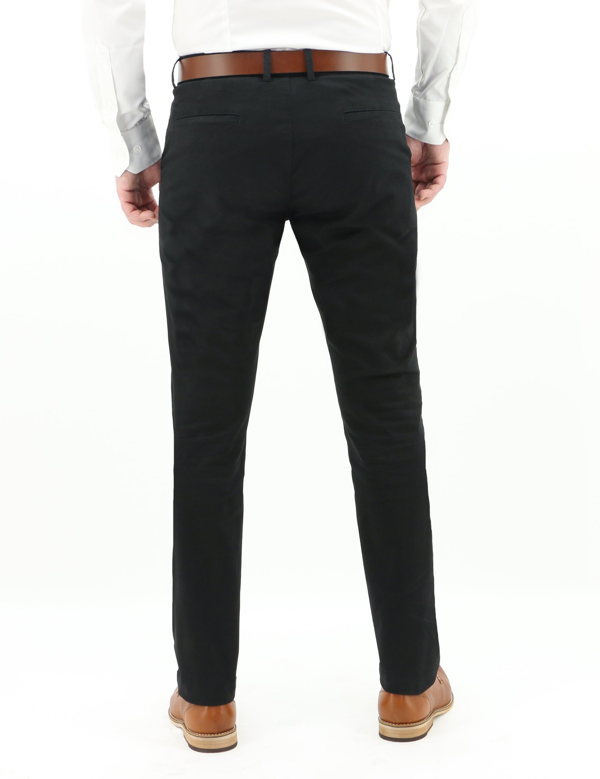 DANIEL HECHTER BLACK SLIM FIT CHINOS – thegentrymenswear