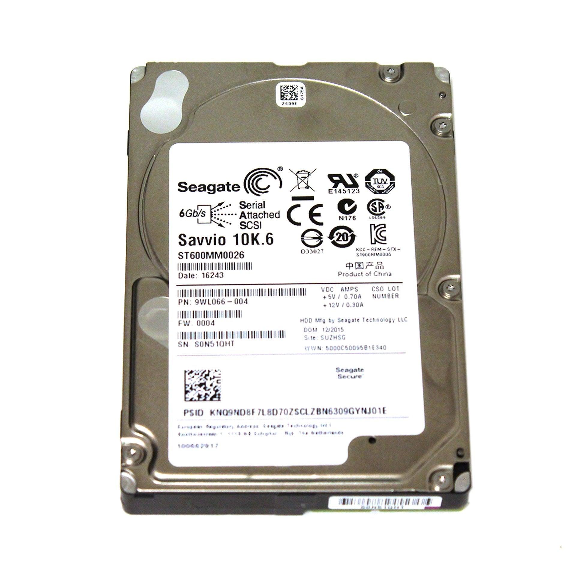 Seagate ST1200MM0009 1.2TB 10K RPM 512n SAS 12Gb/s 2.5in Enterprise Ha