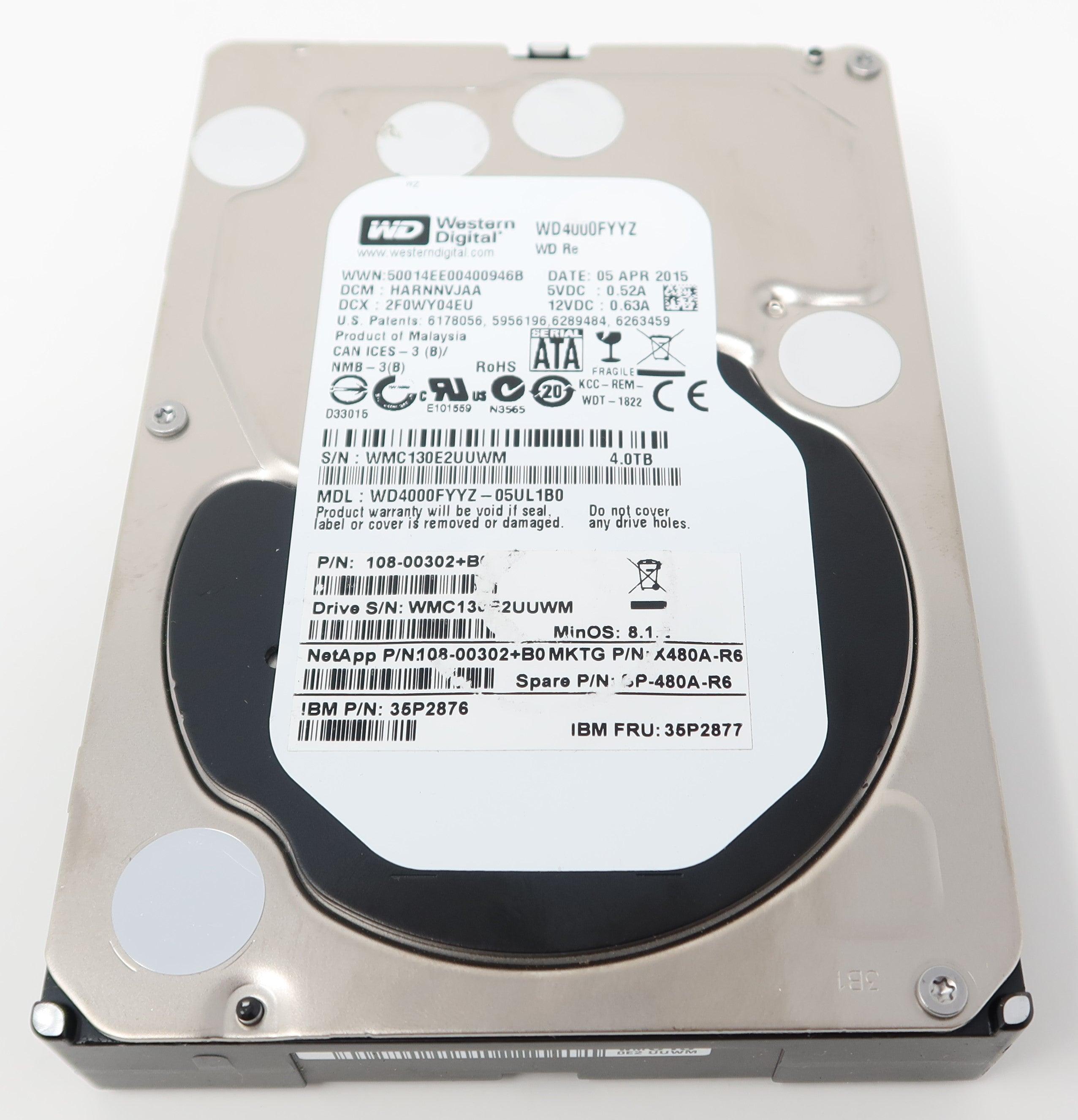 Western Digital WD4001FYYG 4TB 7.2K SAS 6Gb/s LFF Drive