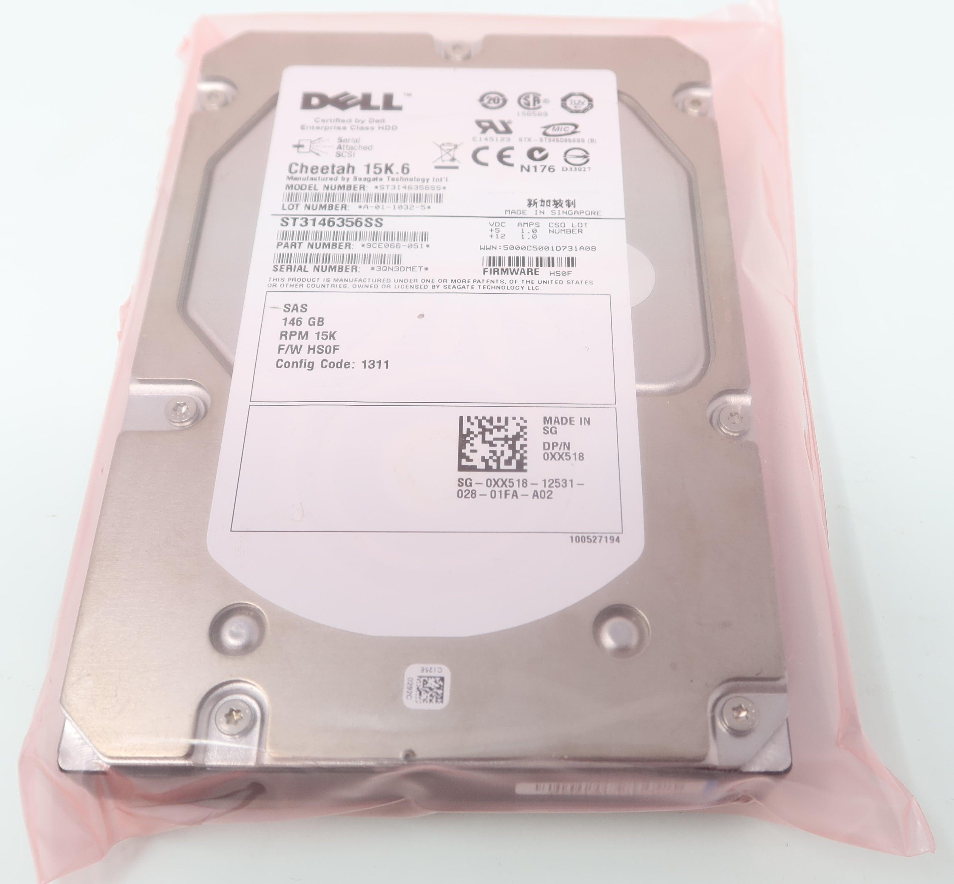 Dell Seagate ST373455SS GY581 Cheetah 15K.5 73GB 15K RPM SAS 16MB 3.5