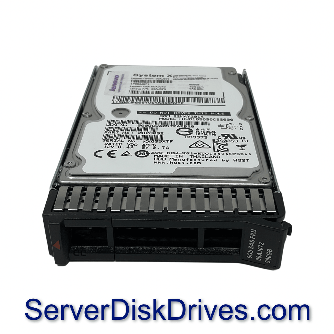 00WG696 | IBM 900GB 10K 12G G3HS SAS Hard Drive