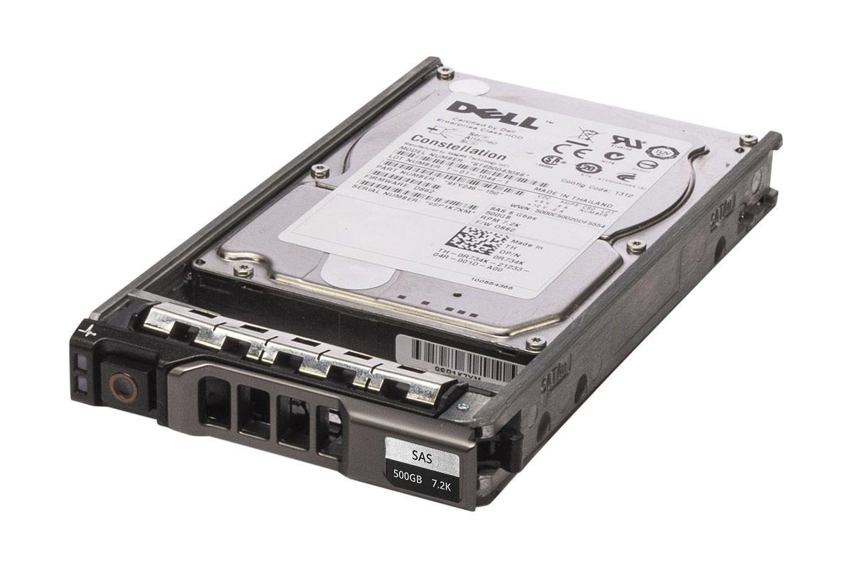 55RMX Dell 500GB 7.2K 6Gbps 2.5 SAS Hard Drive ST9500620SS