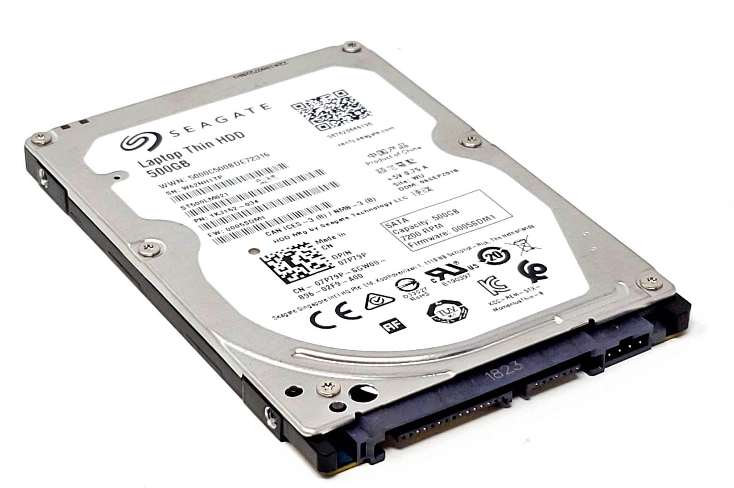 Seagate 500GB Laptop Thin 7200 RPM 32MB SATA 6.0Gb/s 2.5