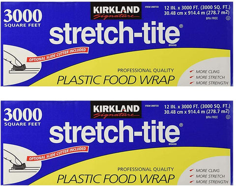 Kirkland Signature Stretch-Tite 12 X 3000' Food Wrap – Supply Supremacy