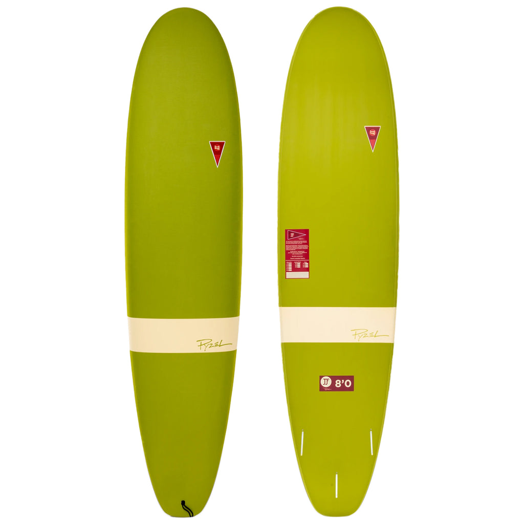 JJF by Pyzel Log Surfboard Red 9'0