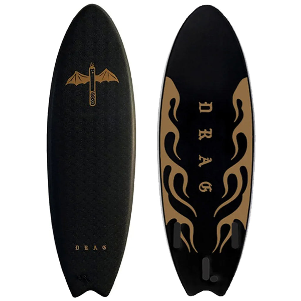 Drag Coffin Thruster Soft Surfboard 8'0