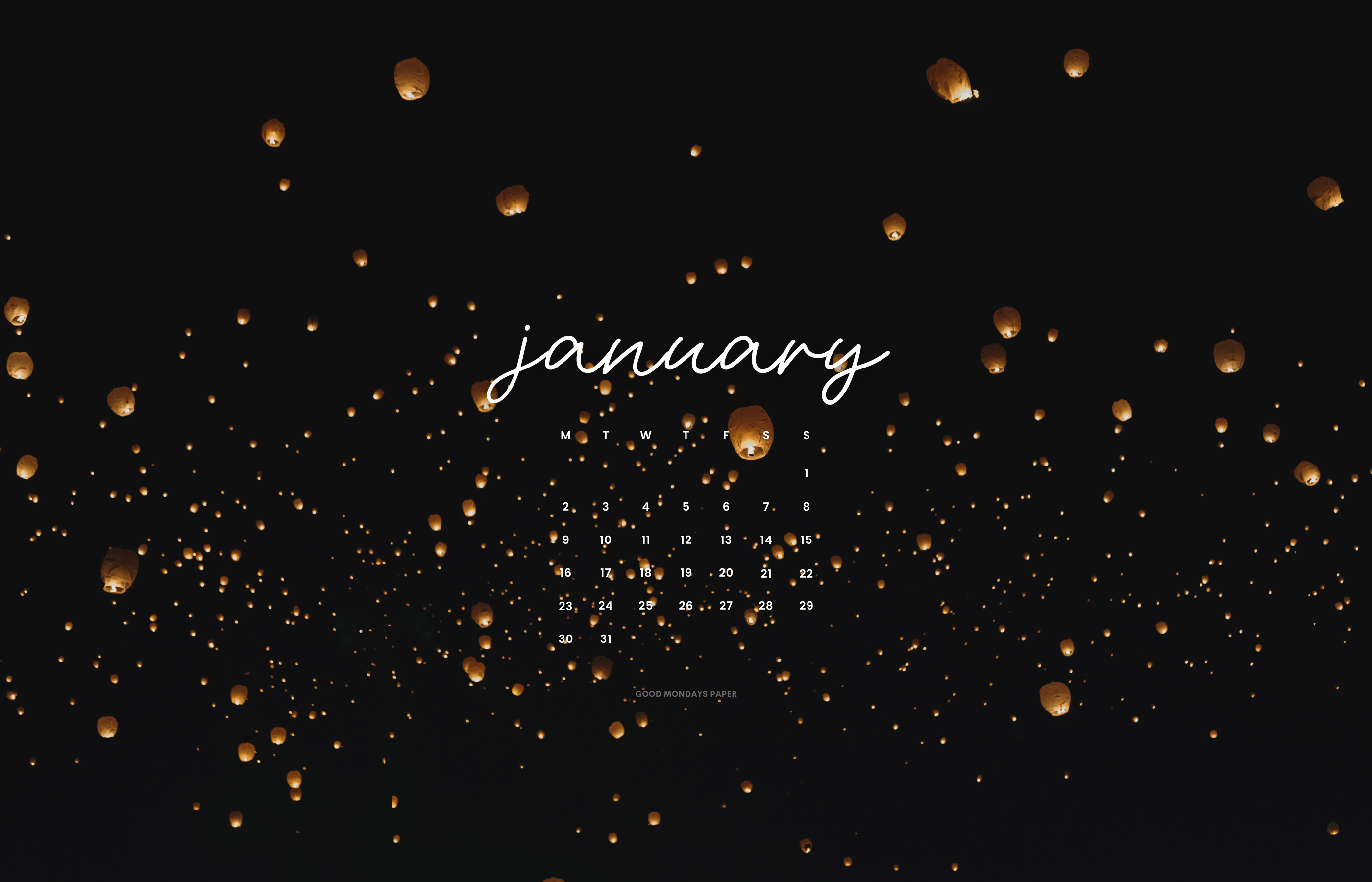 January Wallpaper  60 Best Desktop  Phone Backgrounds  World of  Printables