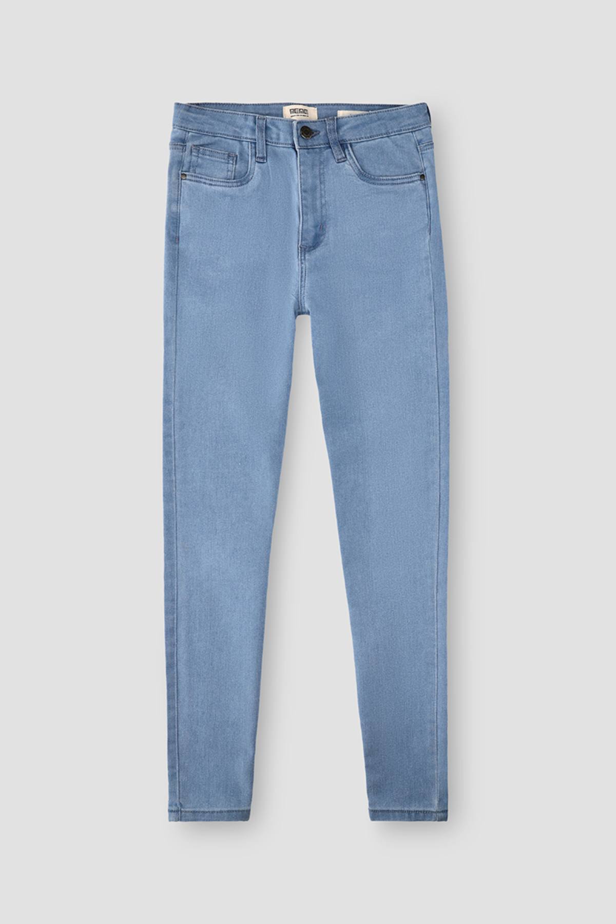 Lige Råd Møntvask Skinny Fit Light Wash Denim Jeans Light Blue – MEME