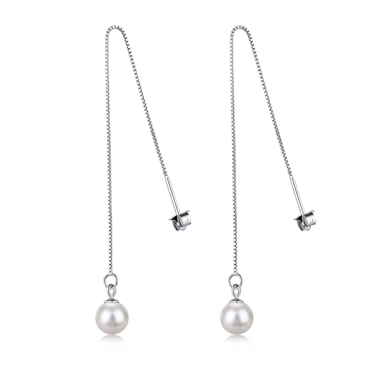 image for Dainty Pearl Drop Earrings