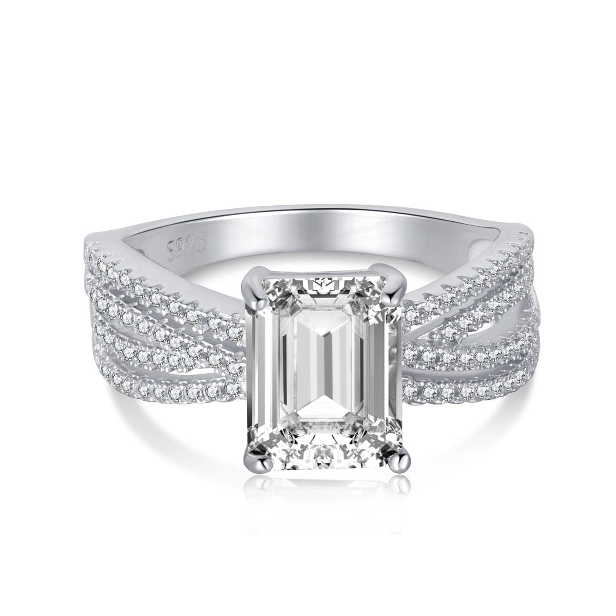 image for 2.5 ct. - Wifey Emerald Cut Ring