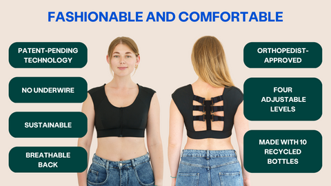 Advantages of a posture corrector bra