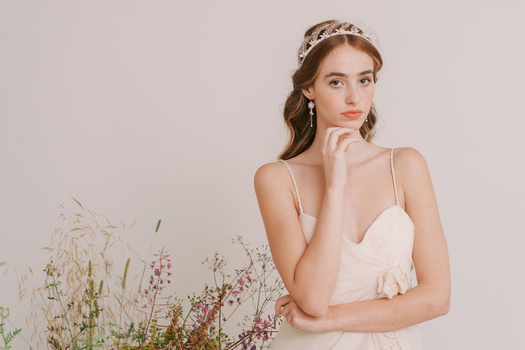 handmade nature inspired bridal accessories and wedding jewellery by Judith Brown Bridal